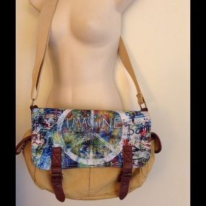 Madden Girl Canvas "Imagine" Shoulder Bag ☮